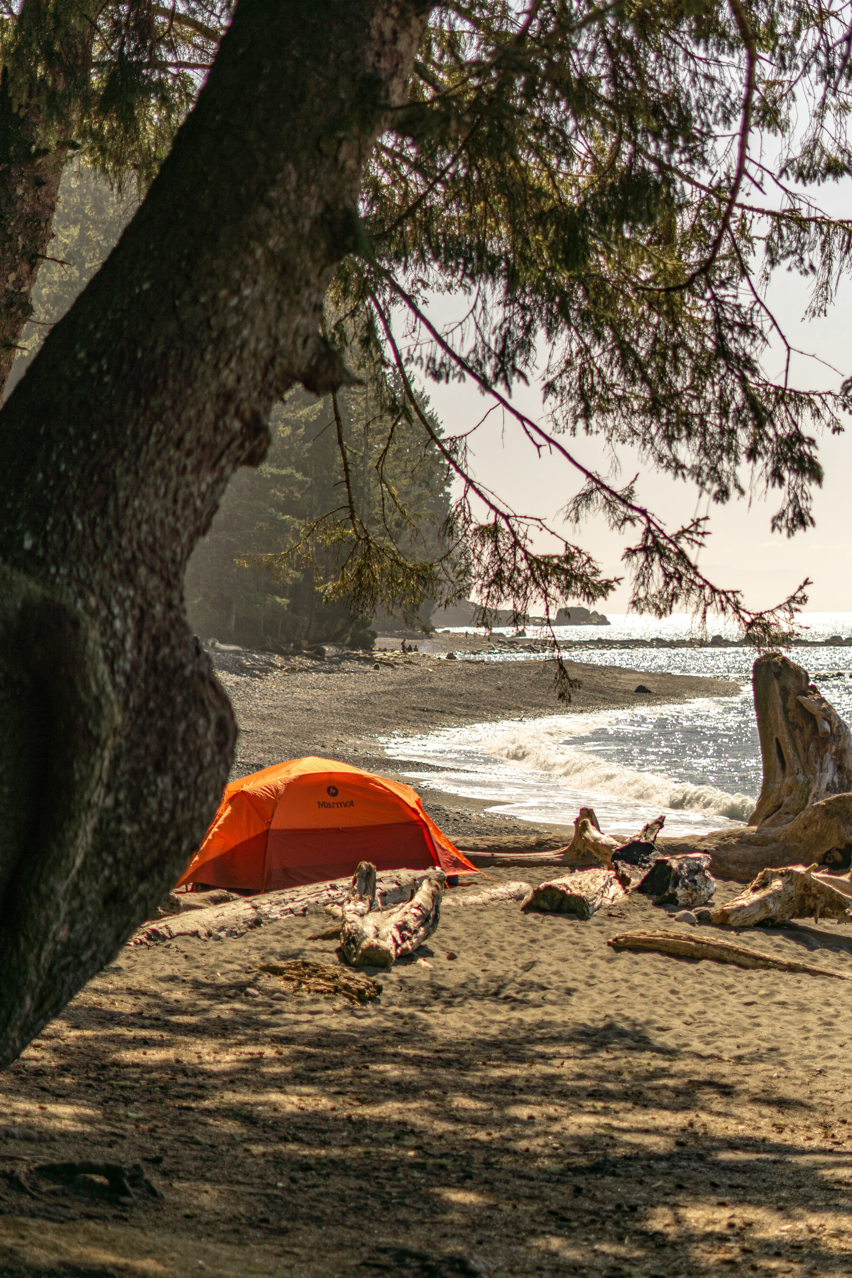 Beach Camping Image